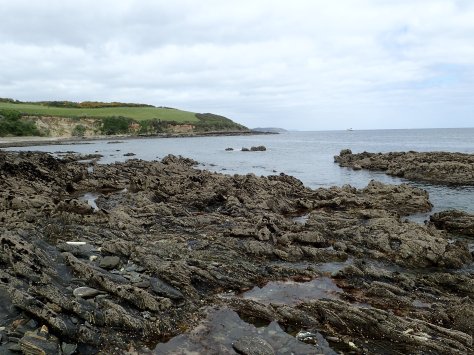 The view towards Falmouth, Cornish Rock Pools