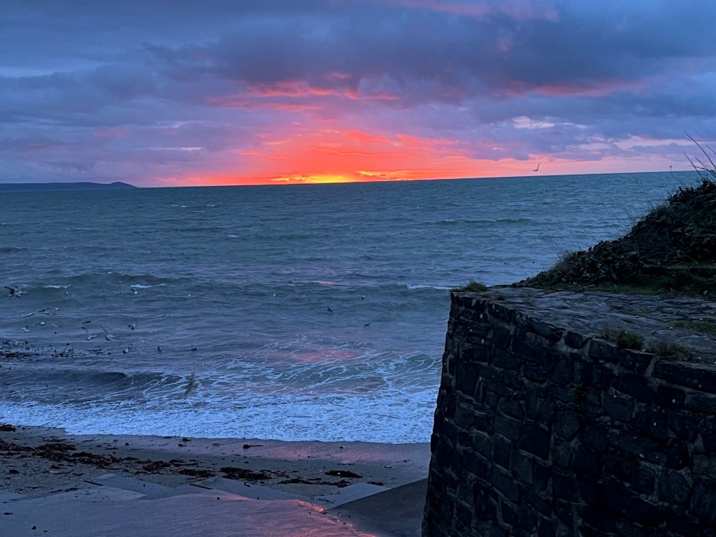 Sunrise between the storms